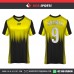 YELLOW BLACK FADES  SOCCER JERSEYS